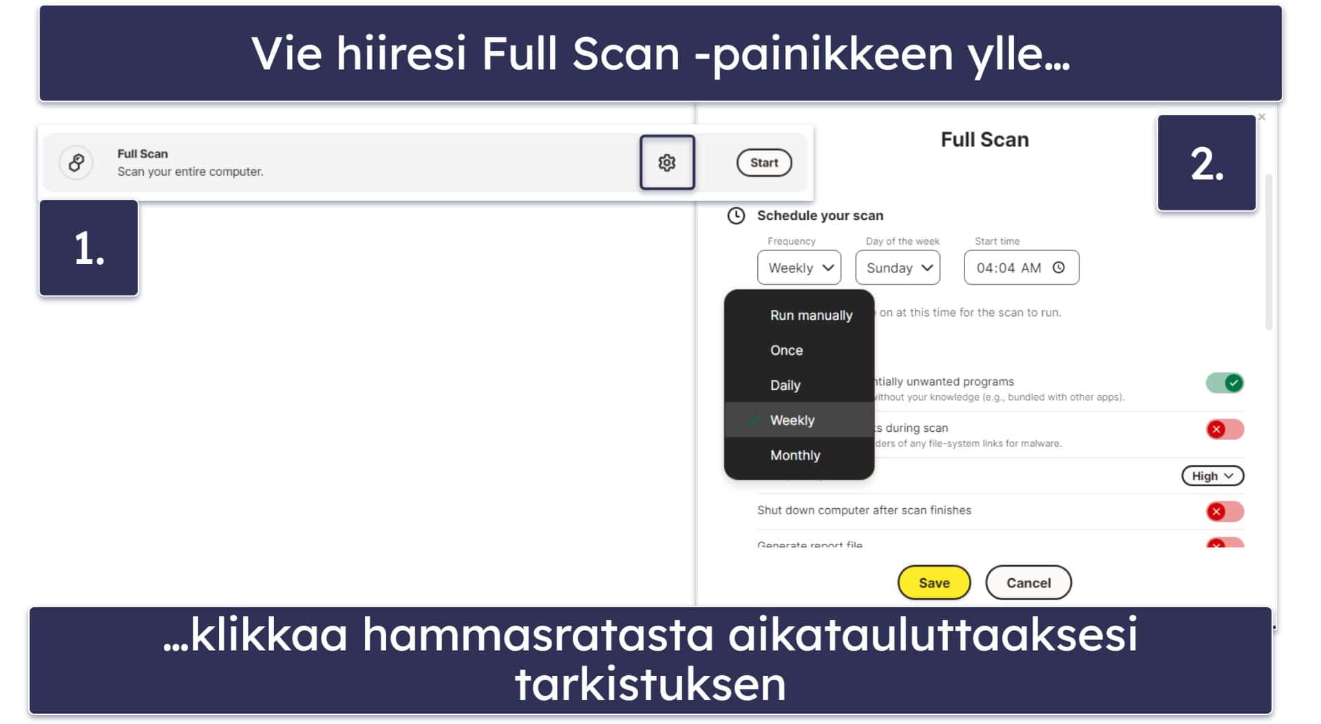 Pikaopas: Näin käytät virustorjuntaohjelmaa