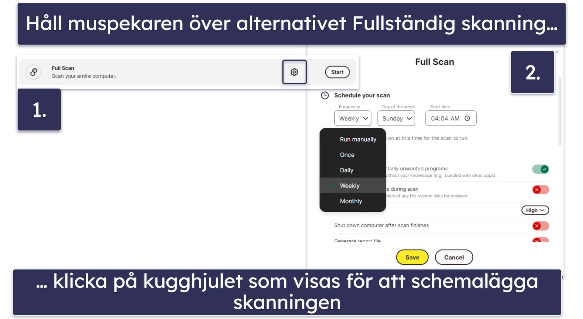 Snabbguide: Så här använder du ett antivirusprogram