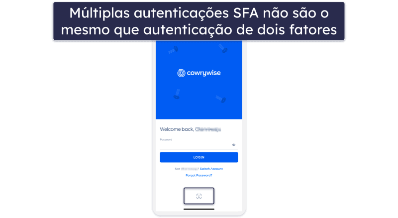 Quais fatores podem ser usados para autenticação?