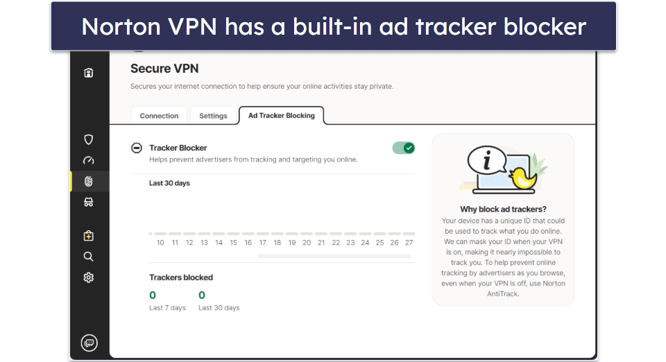 Norton VPN Features — Industry-Standard Security, but Not Much Else