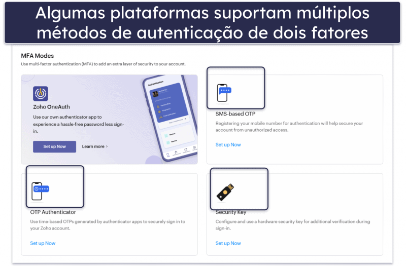 Como ativar a 2FA em suas contas