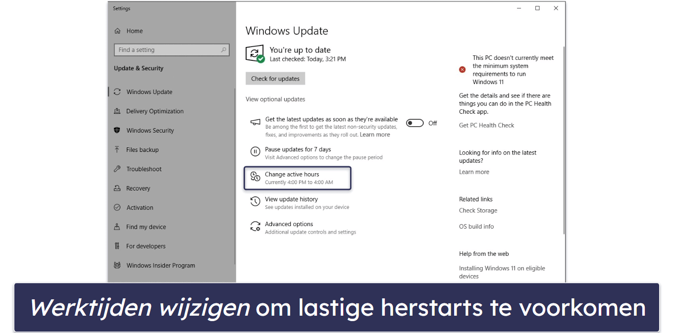 Hoe een Windows 10 update uitvoeren