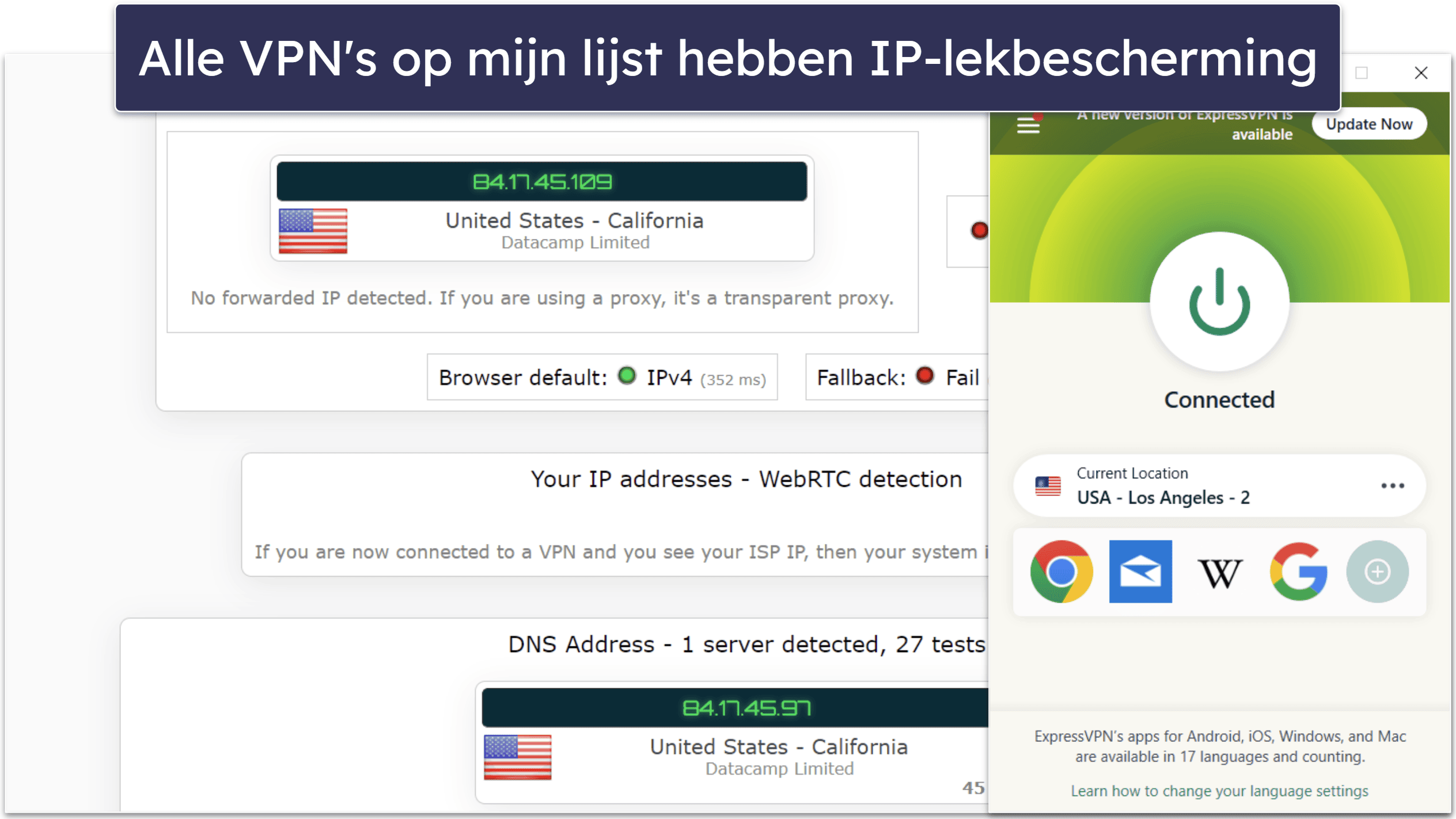 Testmethodologie: Vergelijkings- en rankschikkingscriteria