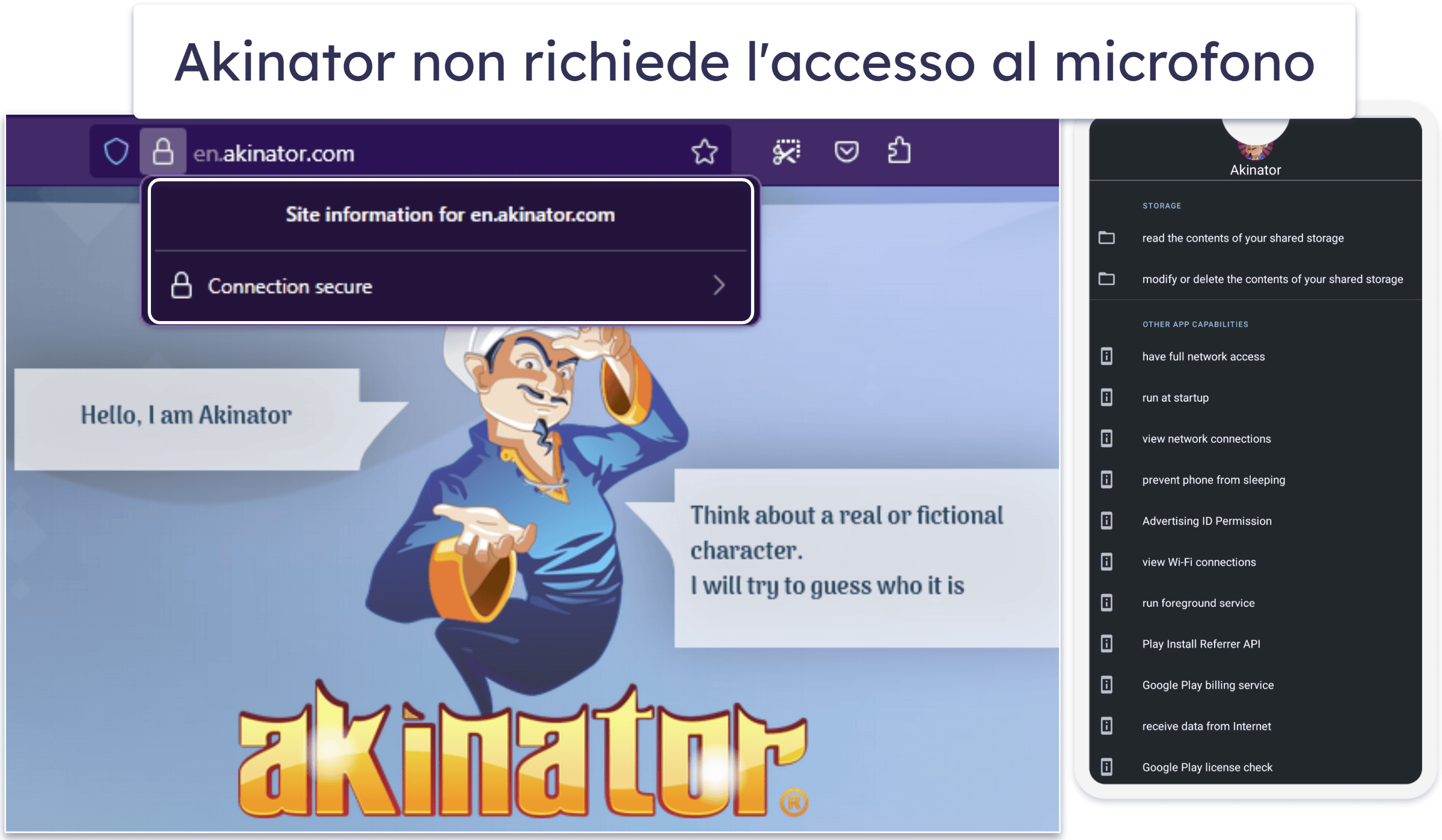 Akinator ti ascolta di nascosto?