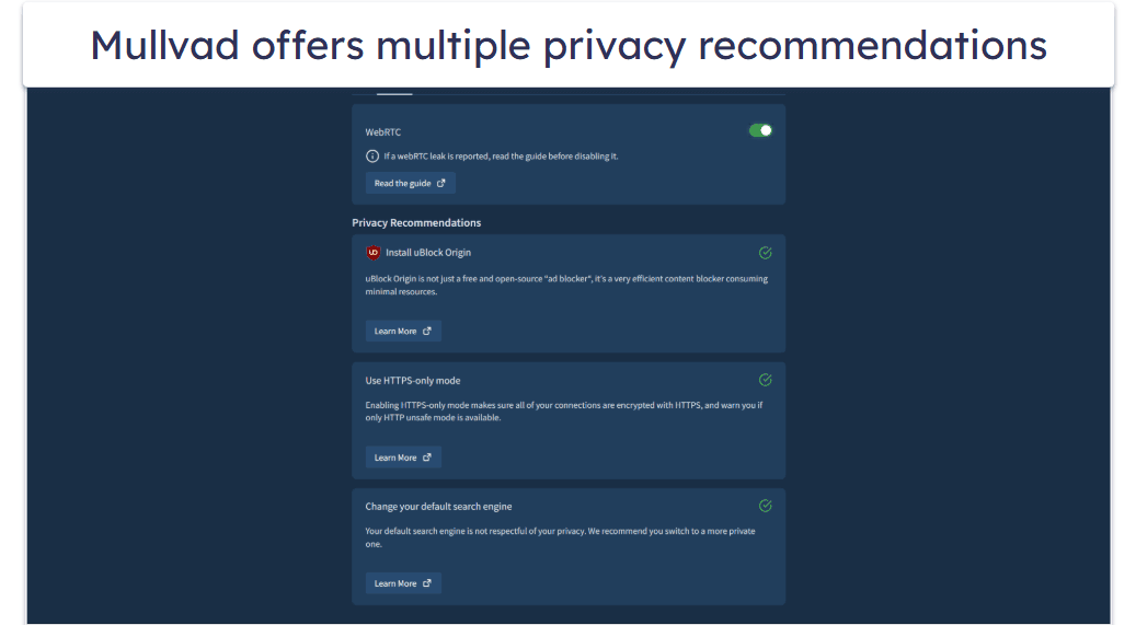 #5. Mullvad Browser — Best for VPN-Powered Anonymity