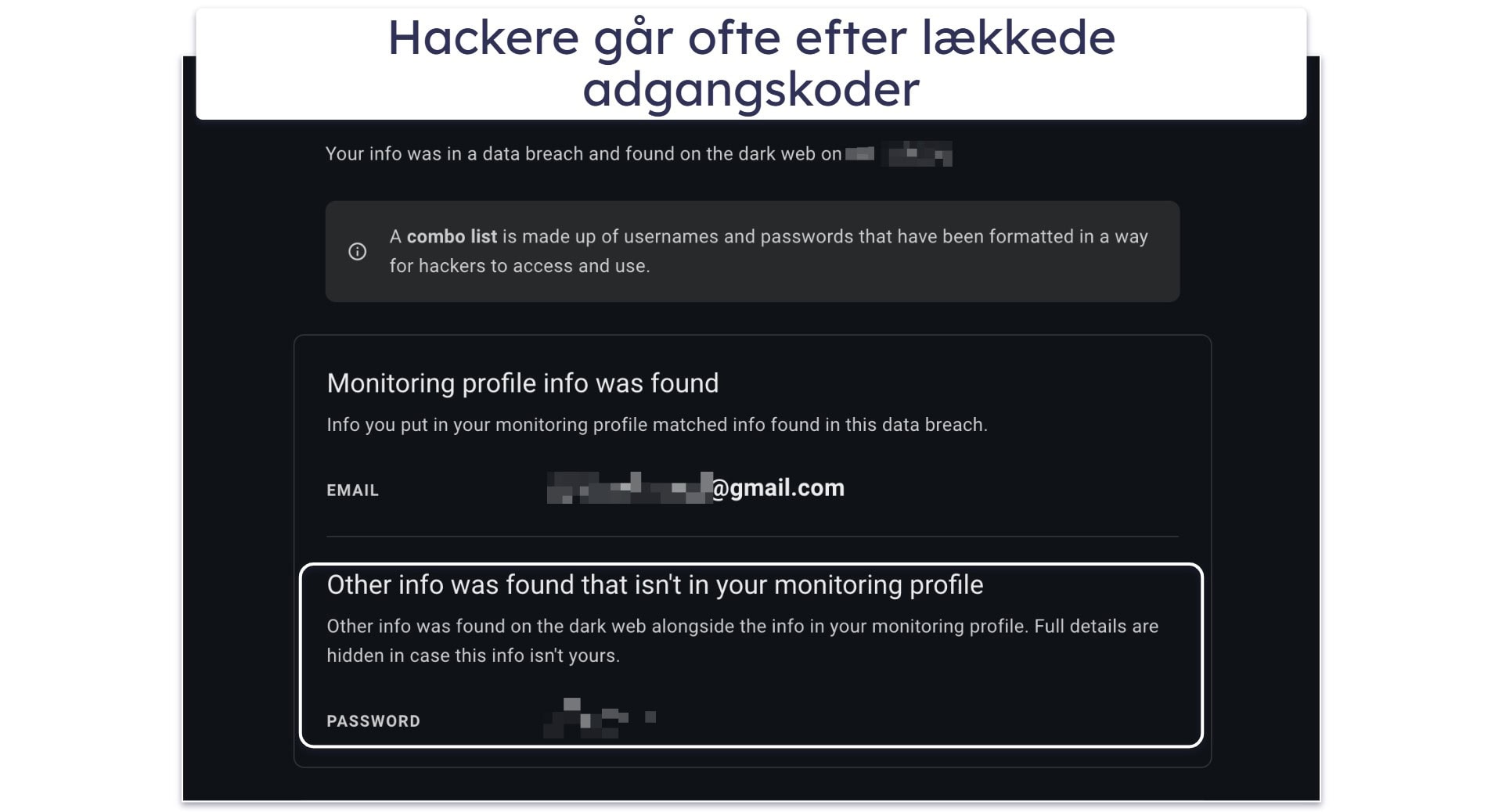 Har din darkwebscanning identificeret brud?