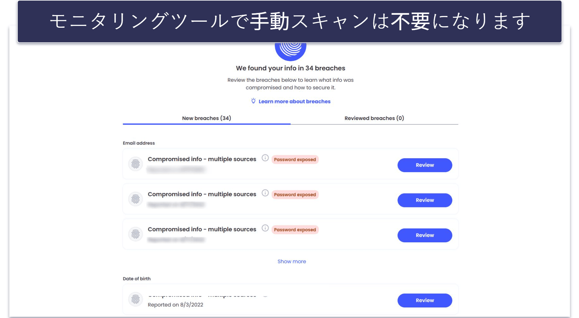 ダークウェブ「スキャン」と「モニタリング」の違いは？