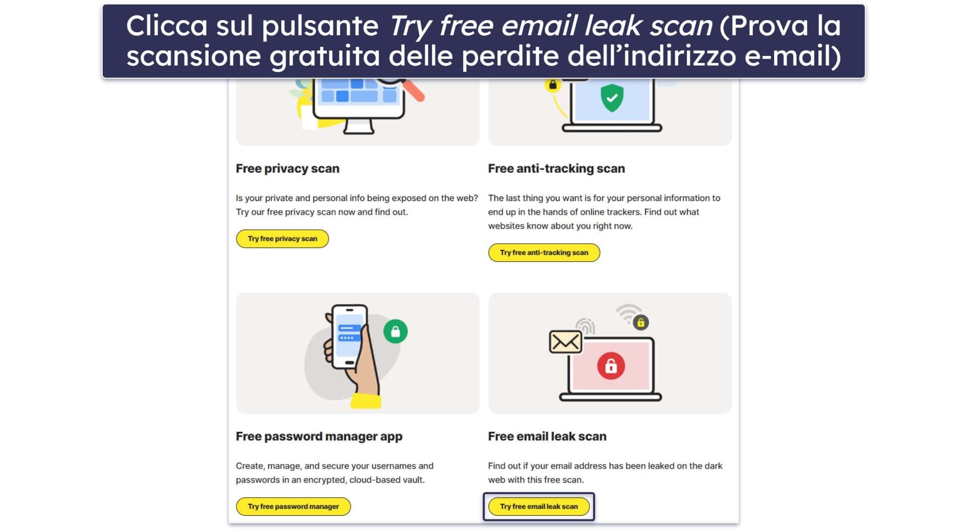 Come eseguire una scansione del dark web