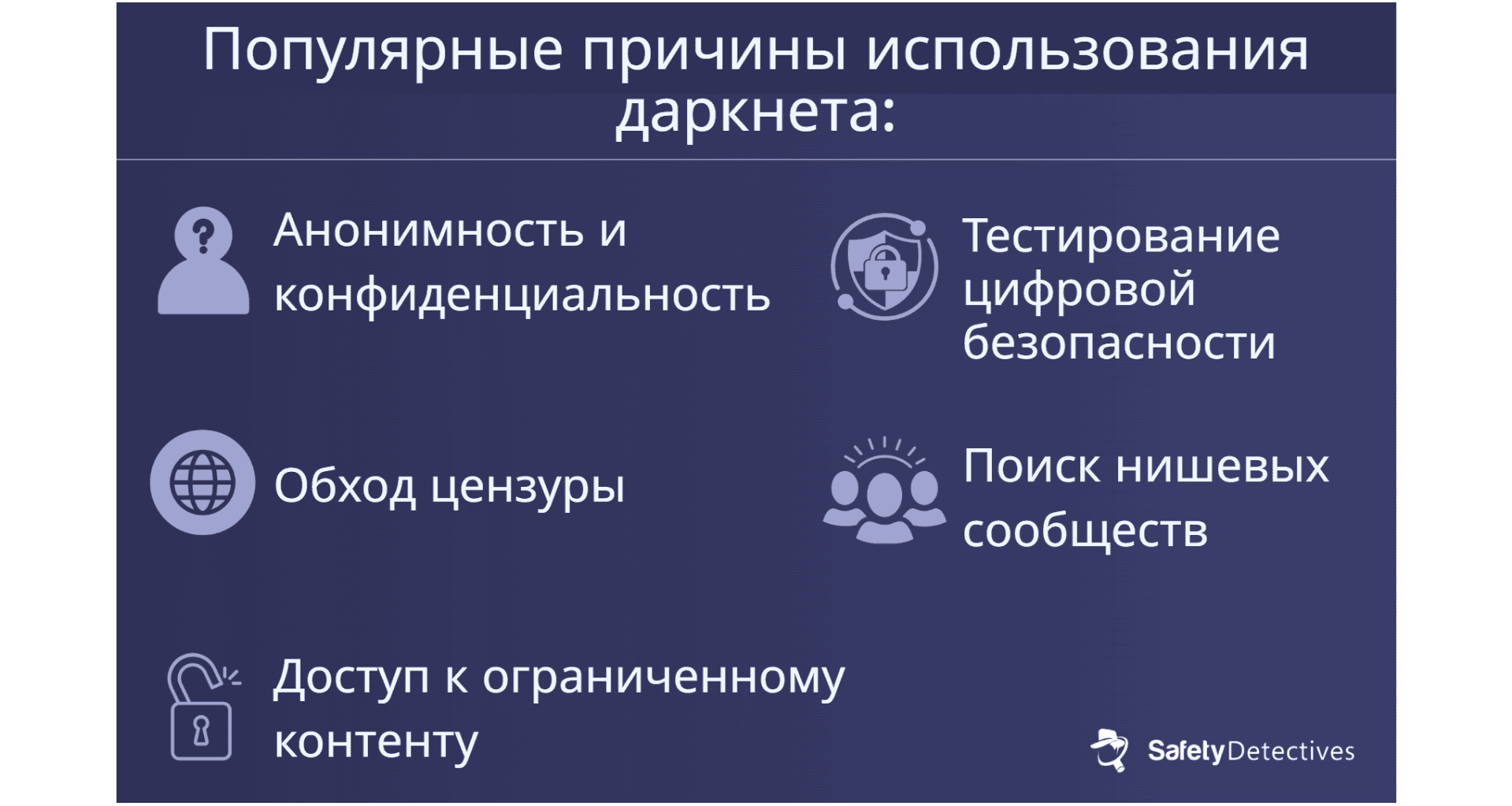 Почему люди используют даркнет?