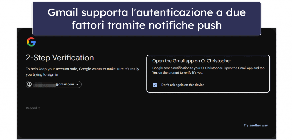 Quali opzioni di autenticazione a due fattori esistono?
