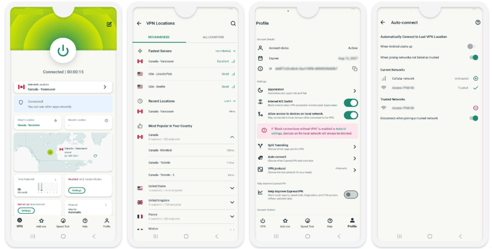 ExpressVPN Ease of Use: Mobile & Desktop Apps — Offers Intuitive Interfaces for All Operating Systems