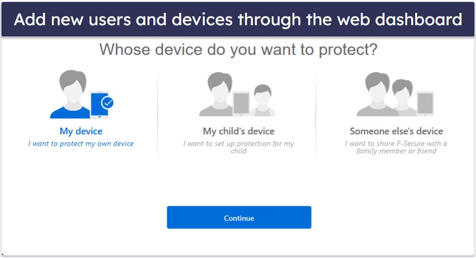 F-Secure Ease of Use &amp; Setup — Excellent + Intuitive Design on Every Platform