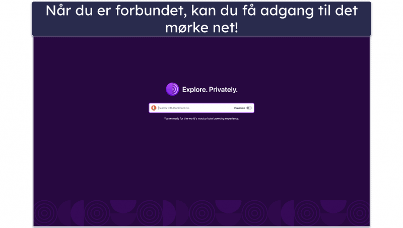 Sådan får du adgang til det mørke net på din desktop