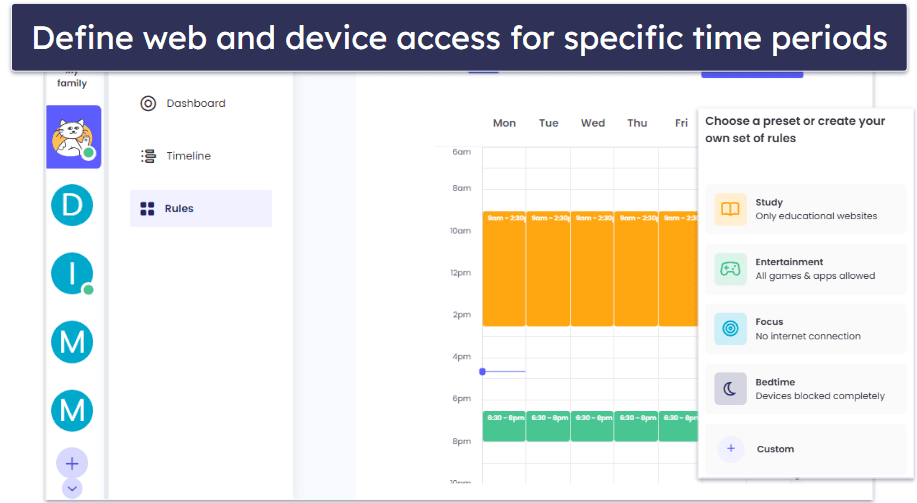Qustodio Features — Great Filtering, Scheduling &amp; Reports (Plus YouTube Monitoring)