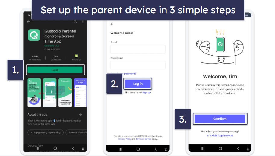 Qustodio Installation &amp; Setup — Easy on Both Kids’ and Parents’ Devices