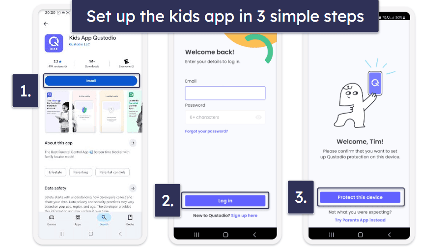 Qustodio Installation &amp; Setup — Easy on Both Kids’ and Parents’ Devices