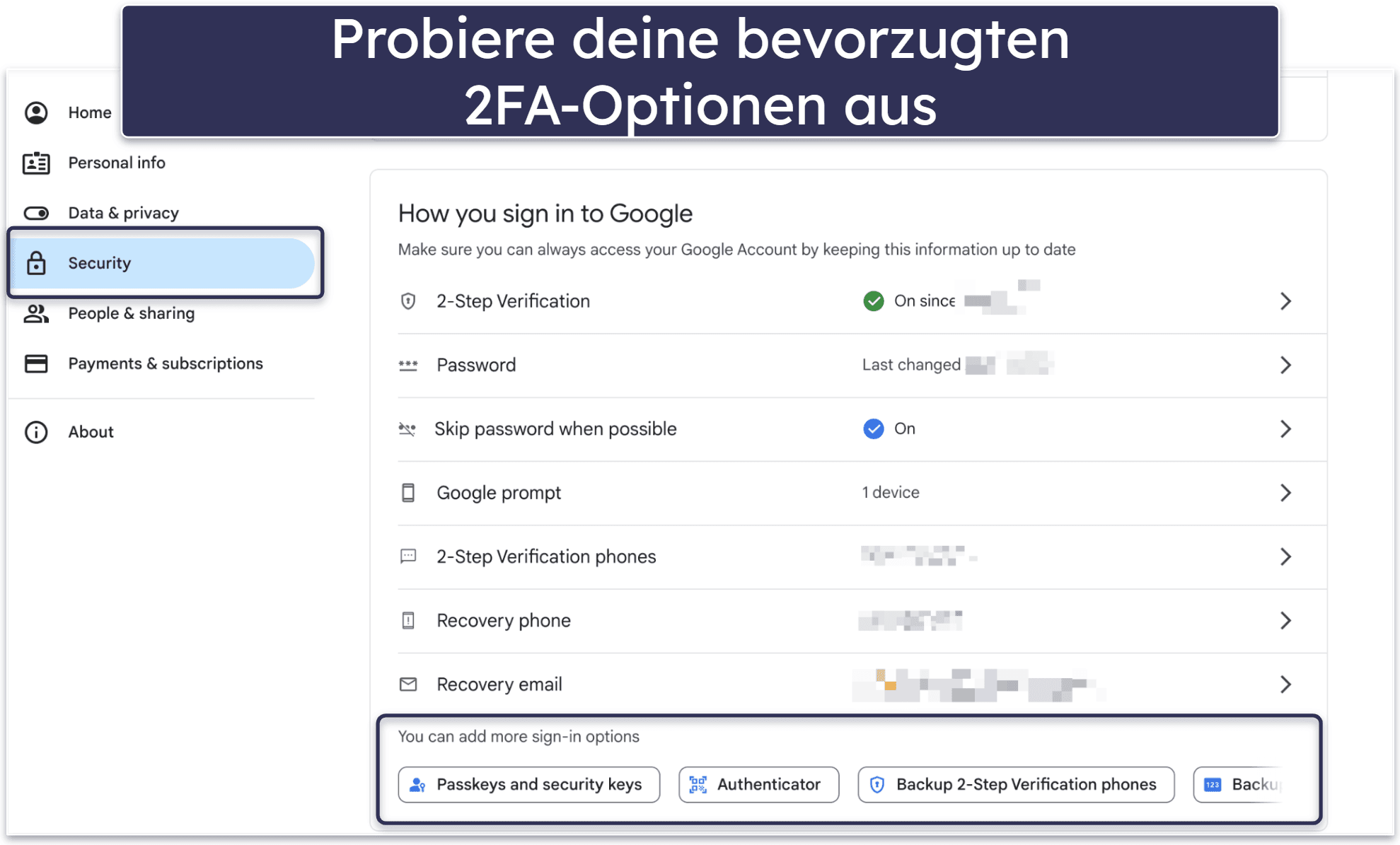 So aktivierst du die 2FA für deine Konten