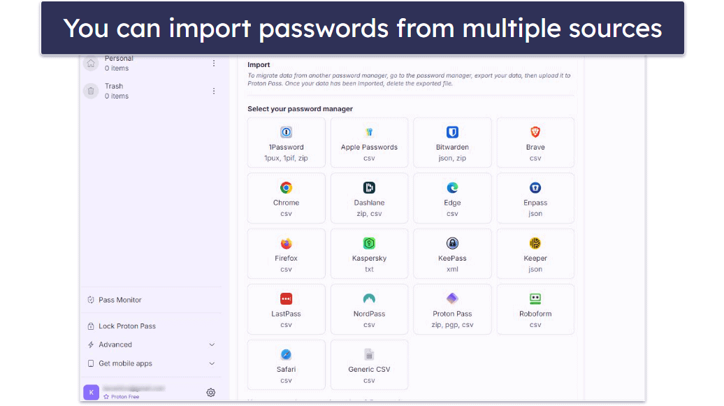 🥉 3. Proton Pass — Secure, Transparent & Privacy-Focused Alternative to LastPass