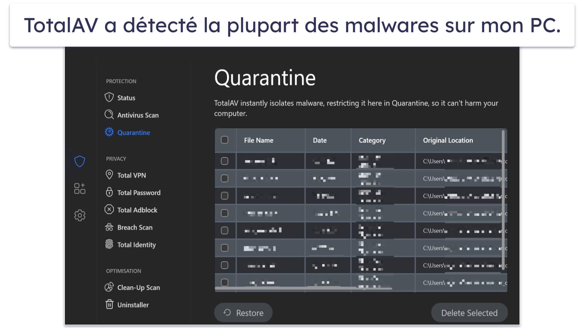 🥈2. TotalAV: le plus facile à utiliser (parfait pour les débutants)