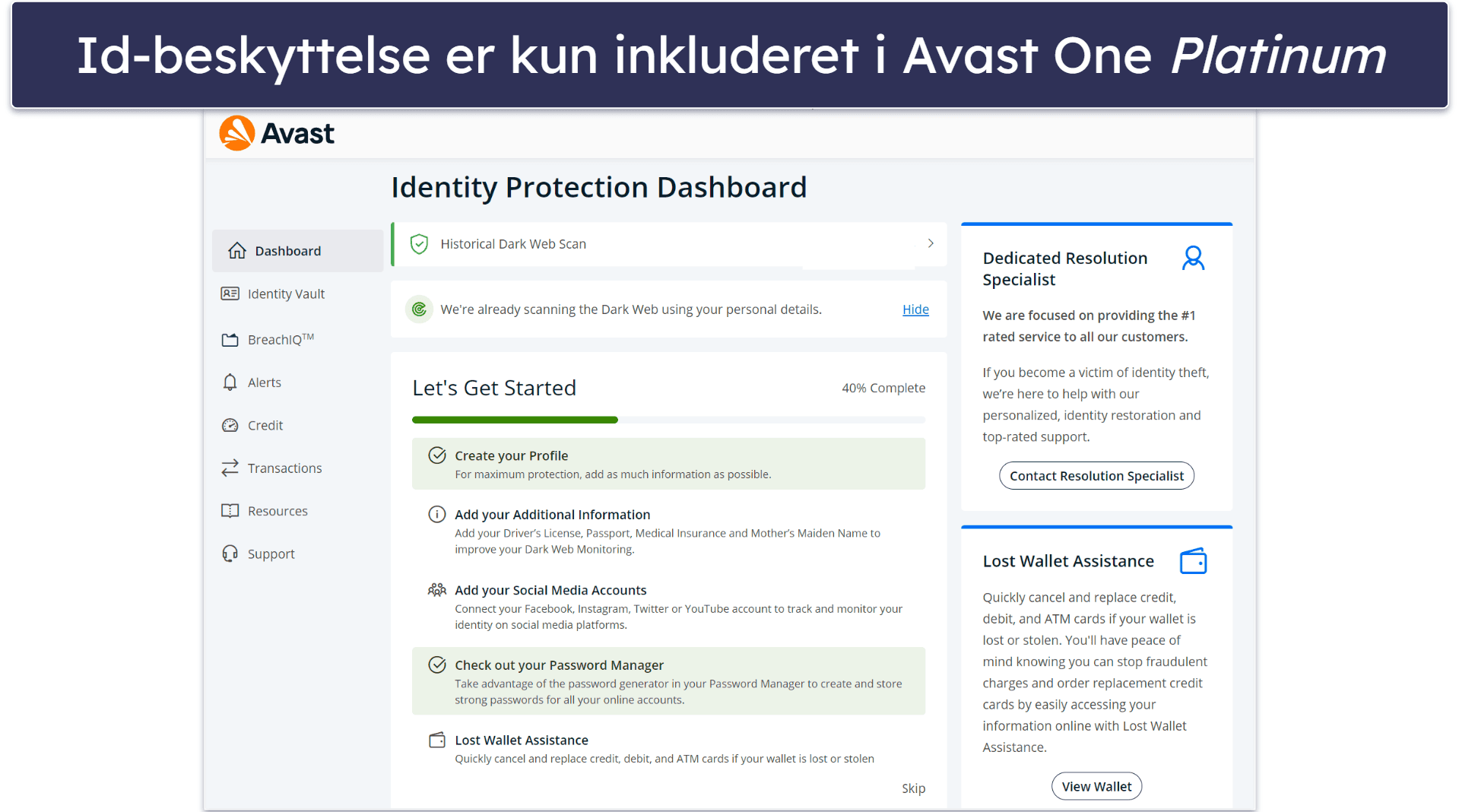 7. Avast – God til begyndere (med et godt gratis abonnement)