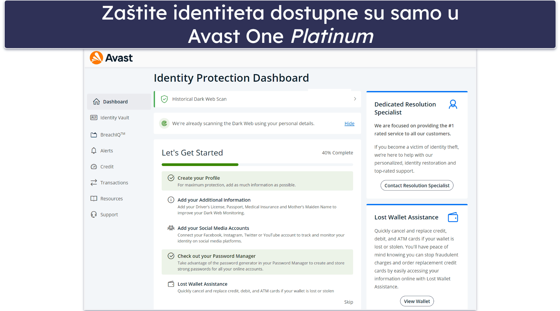 7. Avast – odličan za početnike (s dobrom besplatnom tarifom)