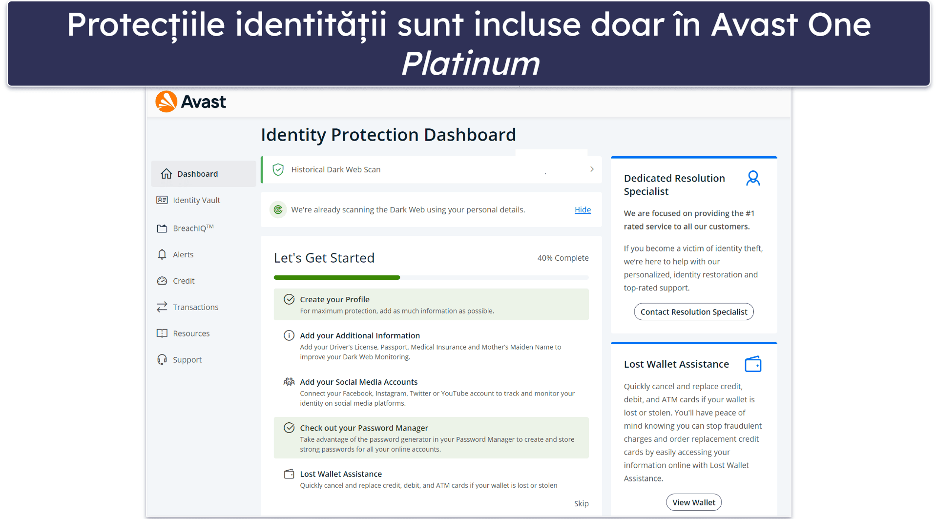 7. Avast — Excelent pentru începători (cu un abonament gratuit bun)