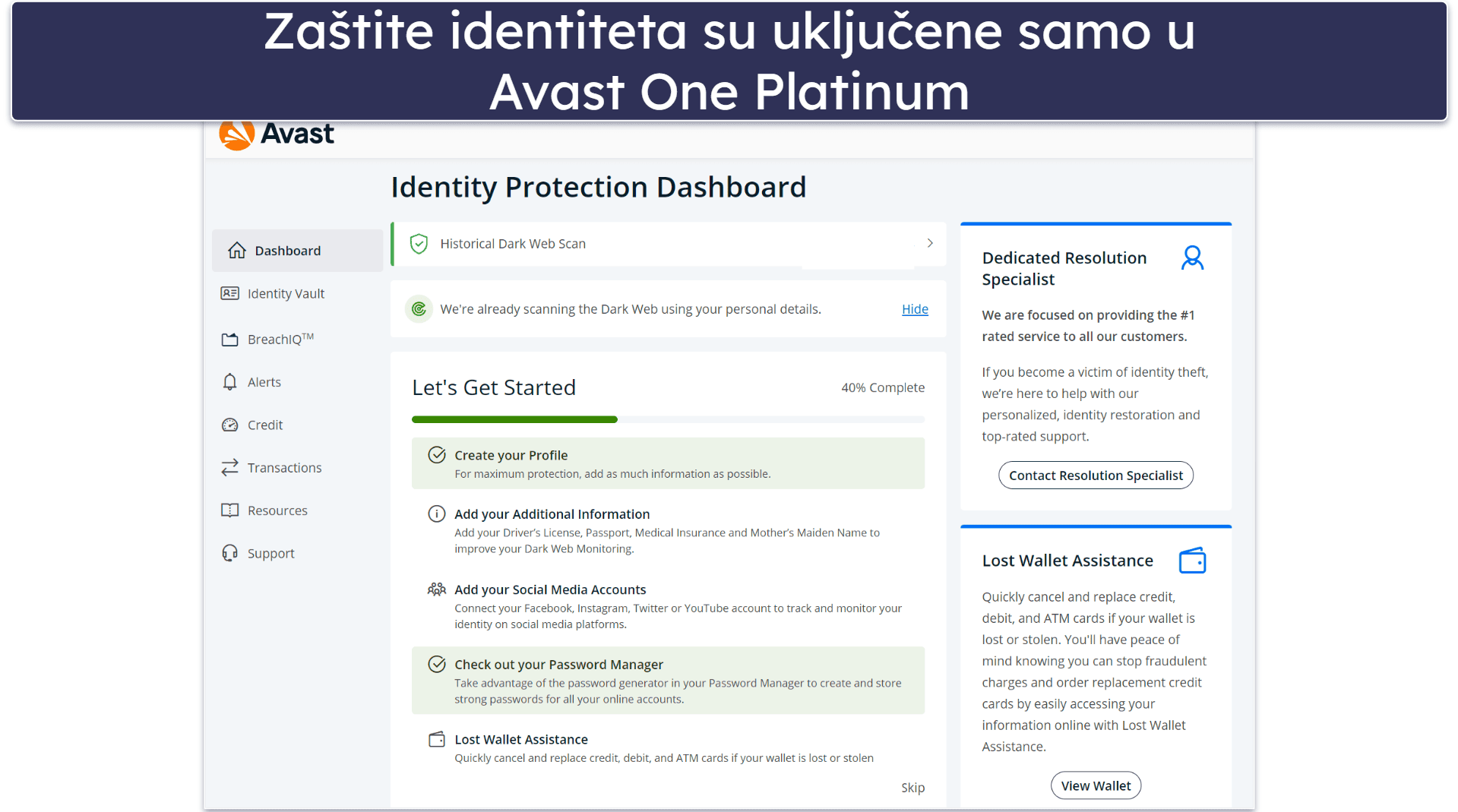 7. Avast — Odličan za početnike (uz dobar besplatni plan)