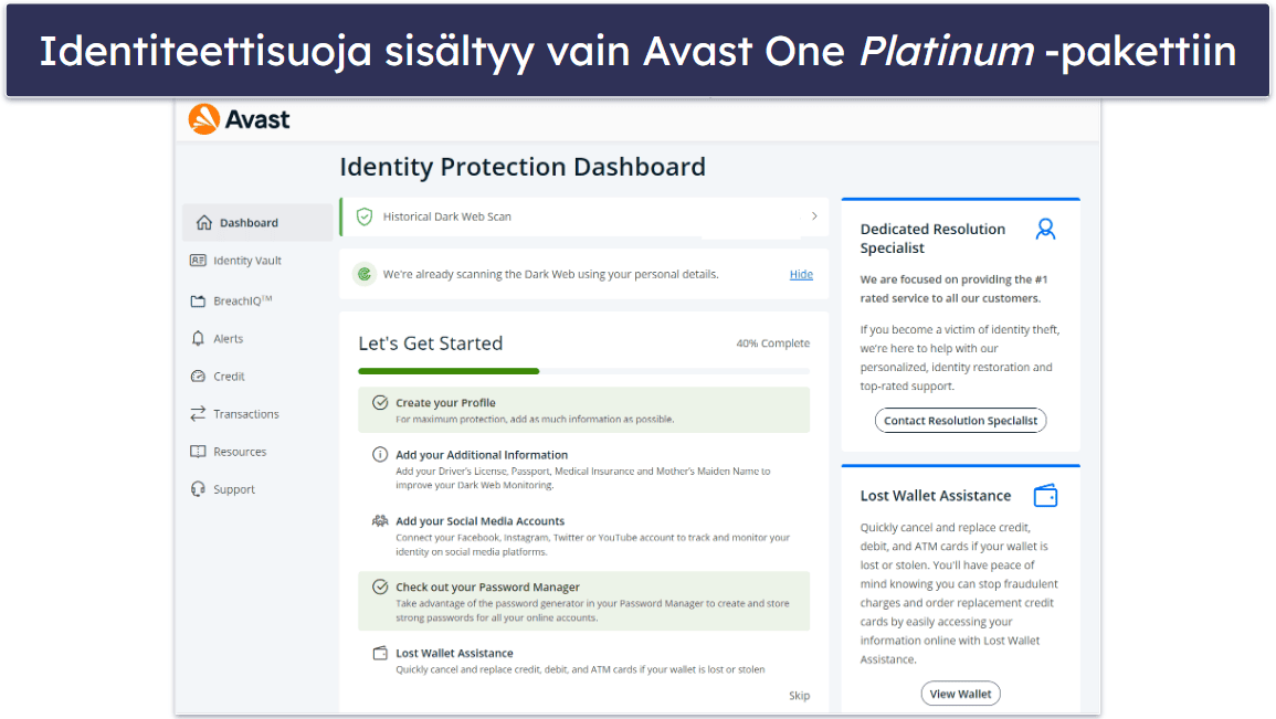7. Avast – loistava aloittelijoille (ja hyvä ilmaisversio)