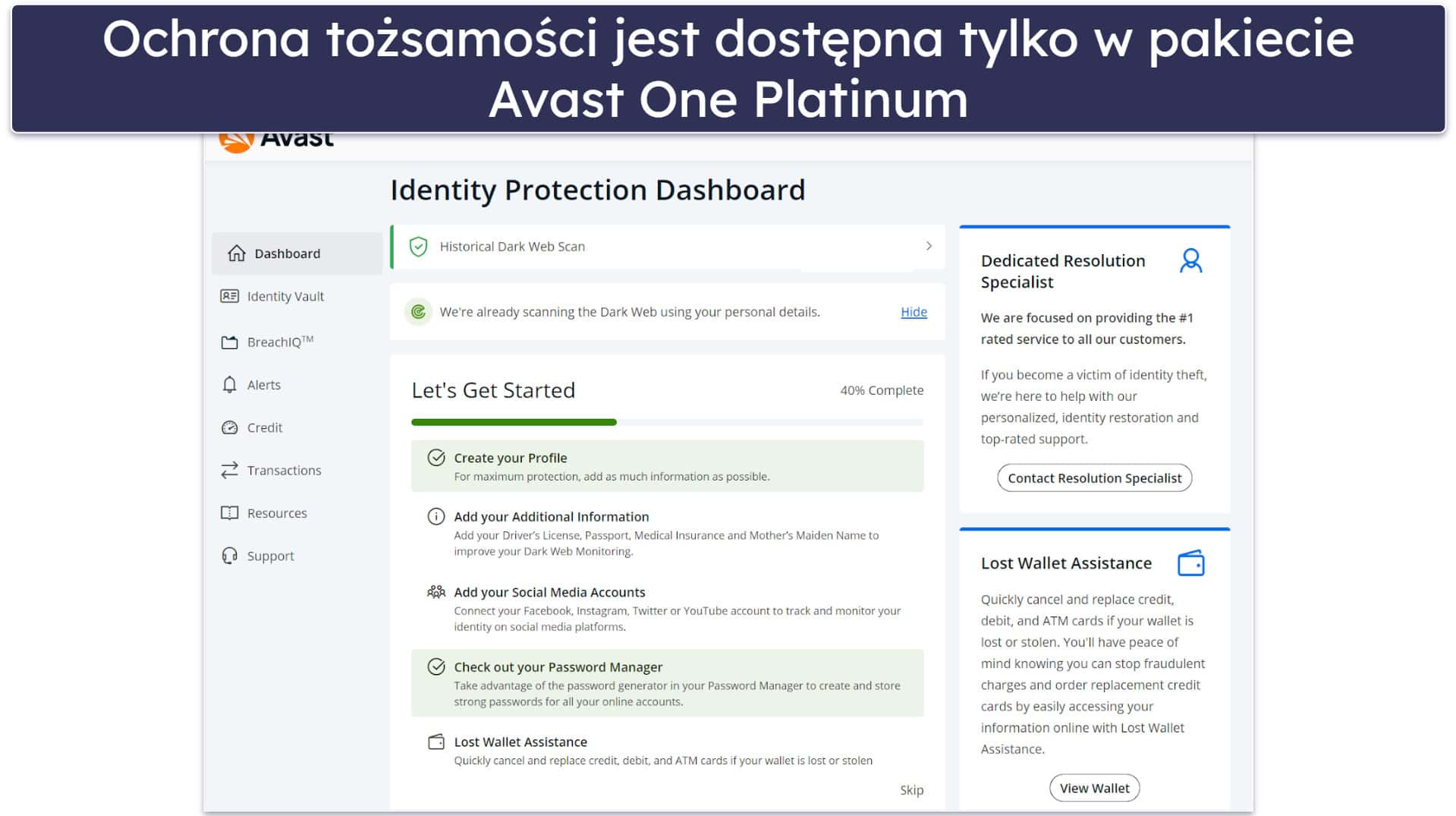 7. Avast — Idealny dla początkujących (z dobrym bezpłatnym planem)