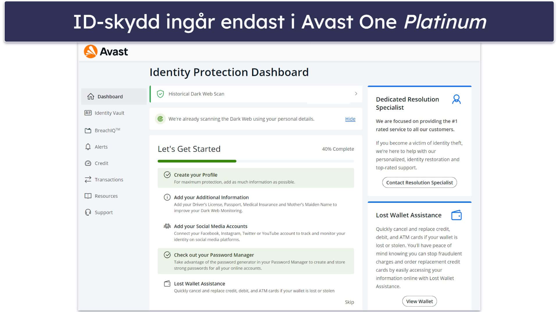 7. Avast — Utmärkt för nybörjare (med ett bra gratisabonnemang)