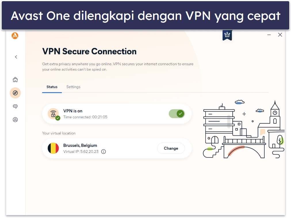 7. Avast — Cocok untuk Pemula (Dengan Paket Gratis yang Bagus)