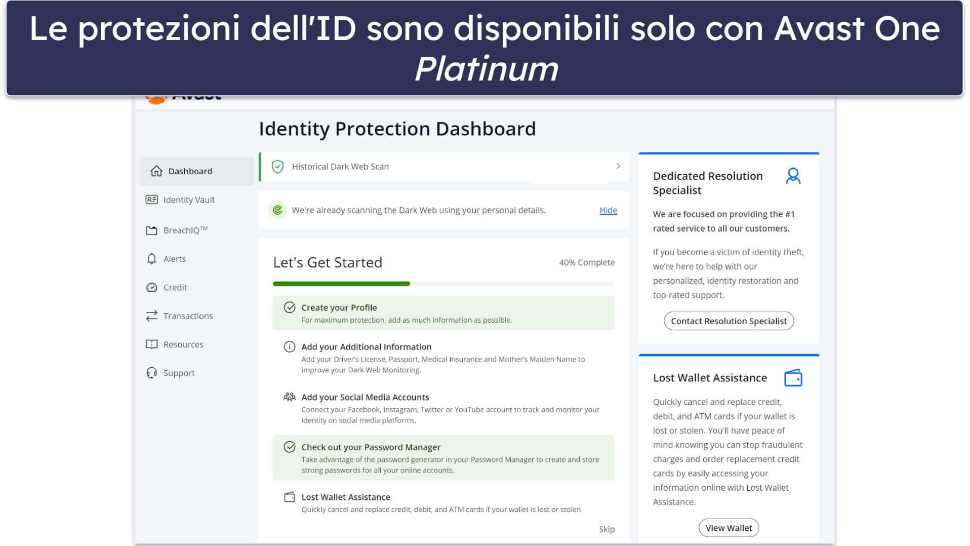 7. Avast — Ottimo per i principianti (con un buon piano gratuito)