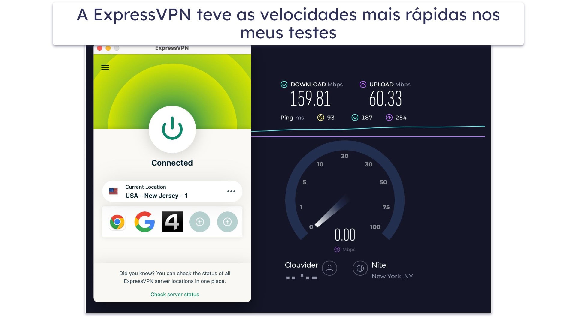 Metodologia de teste: critérios de comparação e classificação