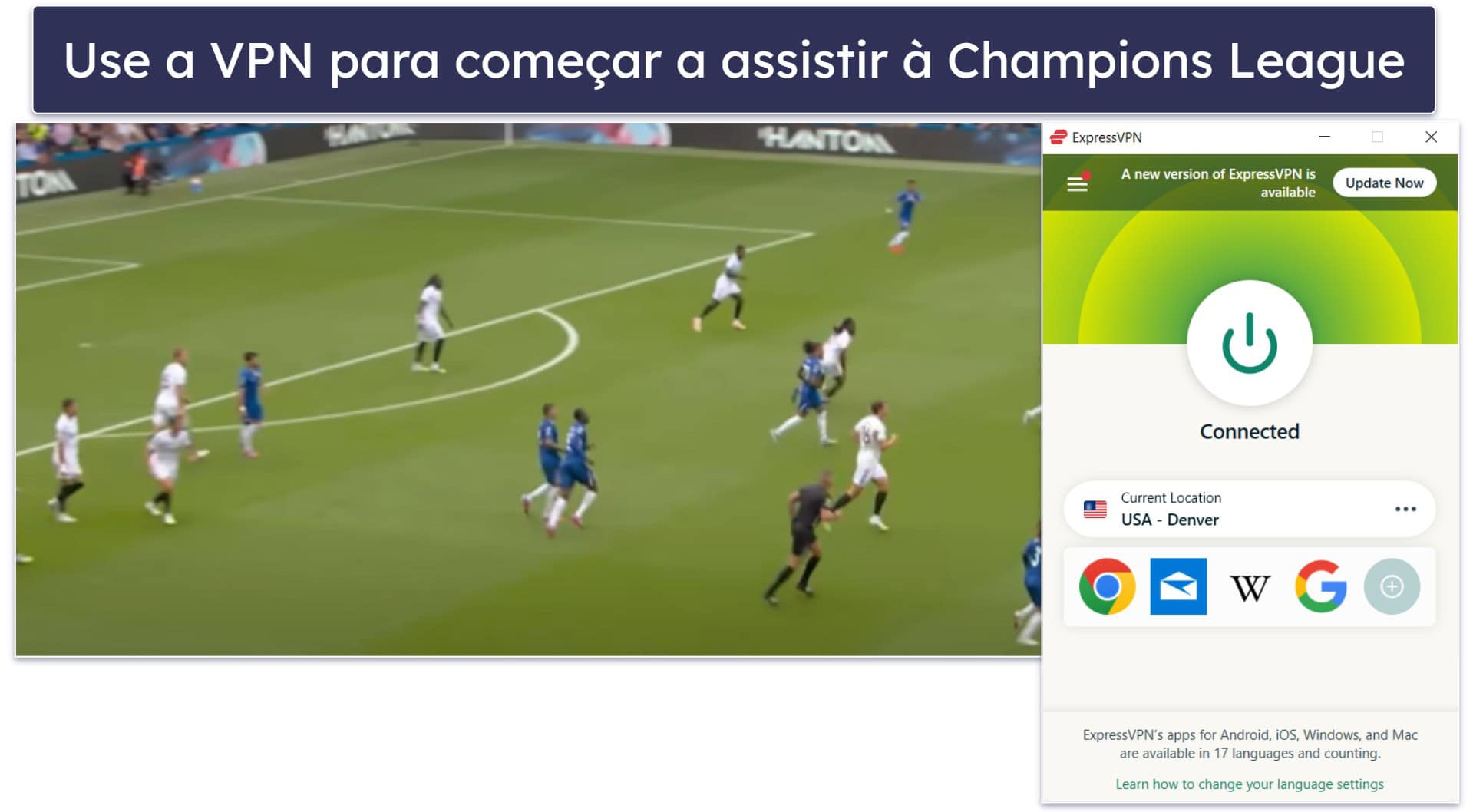 Como assistir à Champions League em qualquer dispositivo