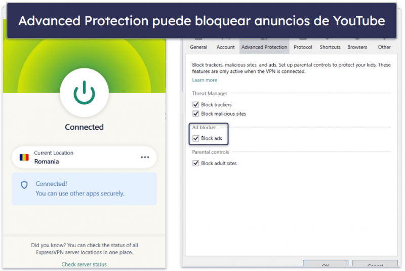 🥇1. ExpressVPN: La mejor VPN en conjunto para YouTube