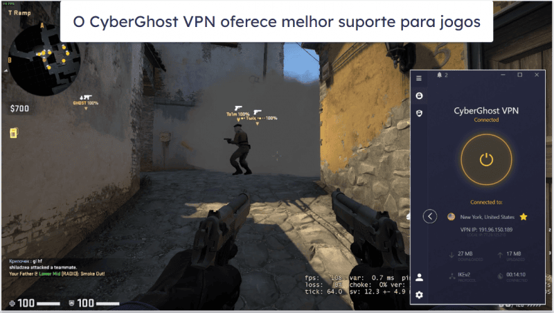 Jogos: CyberGhost VPN tem melhor suporte para jogos