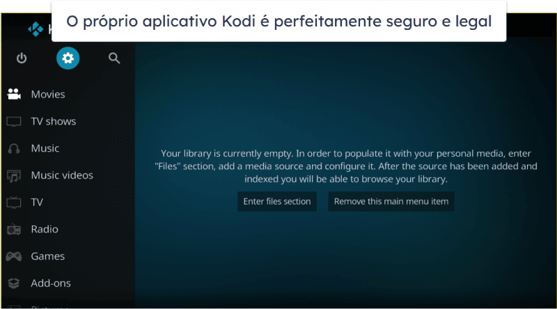 É seguro instalar o Kodi em uma TV Samsung?