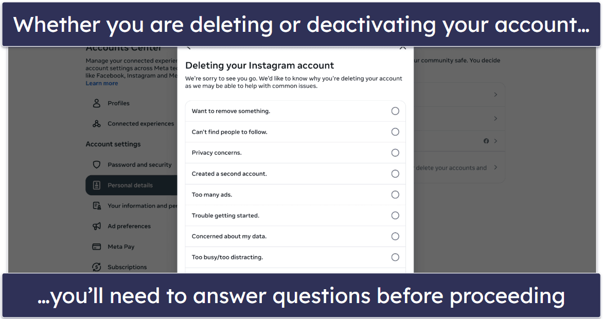 How to Delete or Deactivate Instagram From Your Browser (macOS &amp; Windows)