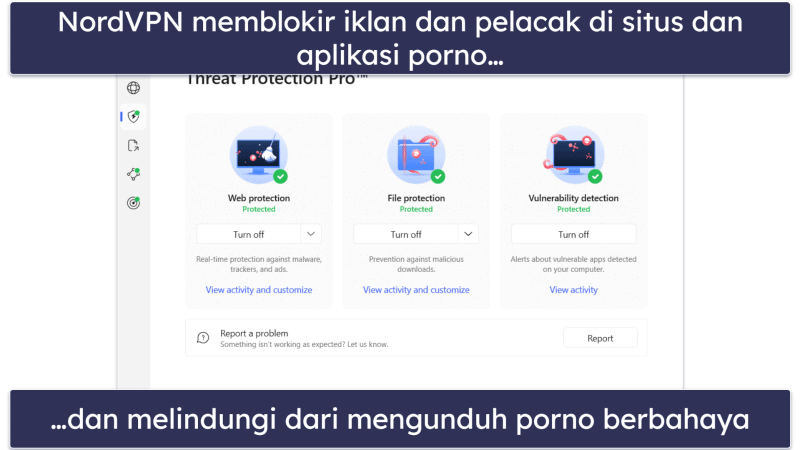 4. NordVPN: Sangat Baik untuk Menghentikan Unduhan Berbahaya