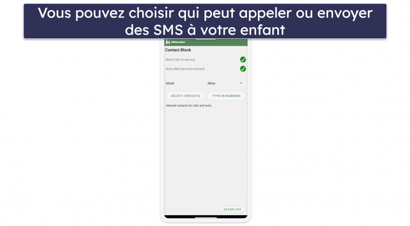 Fonctionnalités de MMGuardian — Tous les éléments de base, plus quelques extras uniques