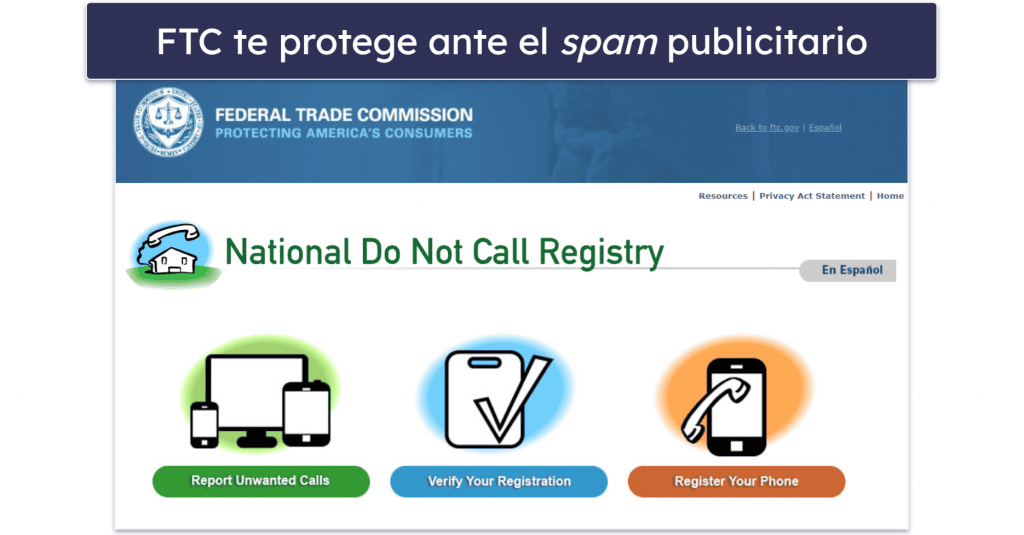 Otras formas de bloquear las llamadas de spam