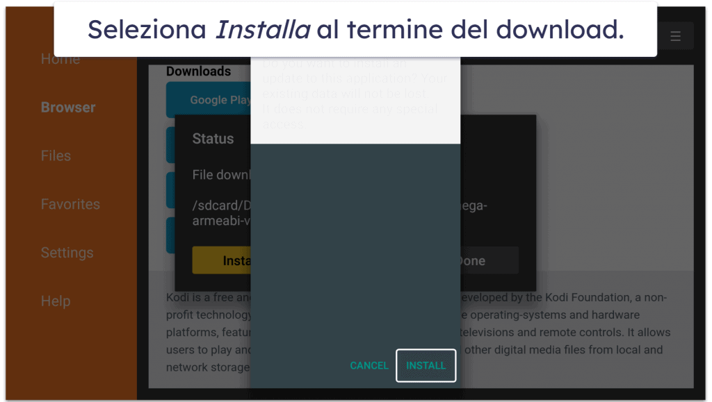 Come installare Kodi su FireStick