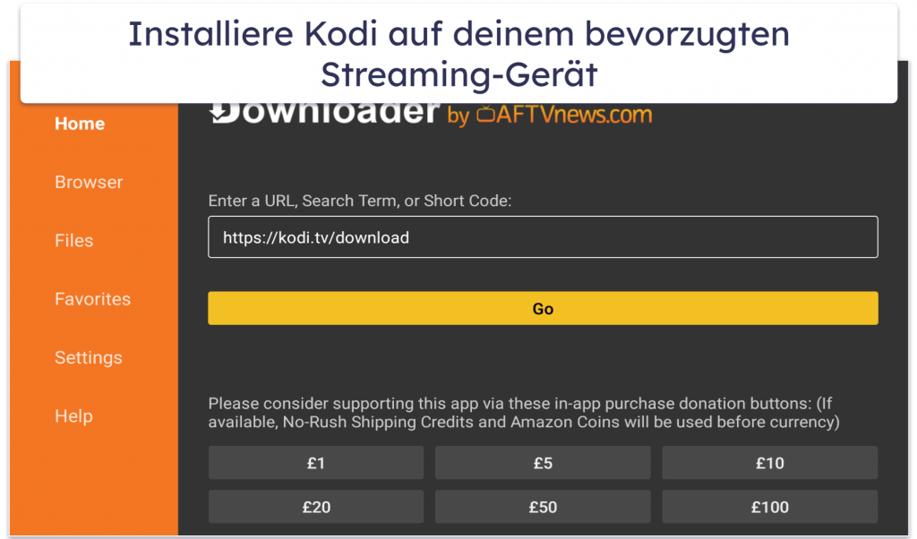Wie man Kodi auf einem Samsung TV installiert