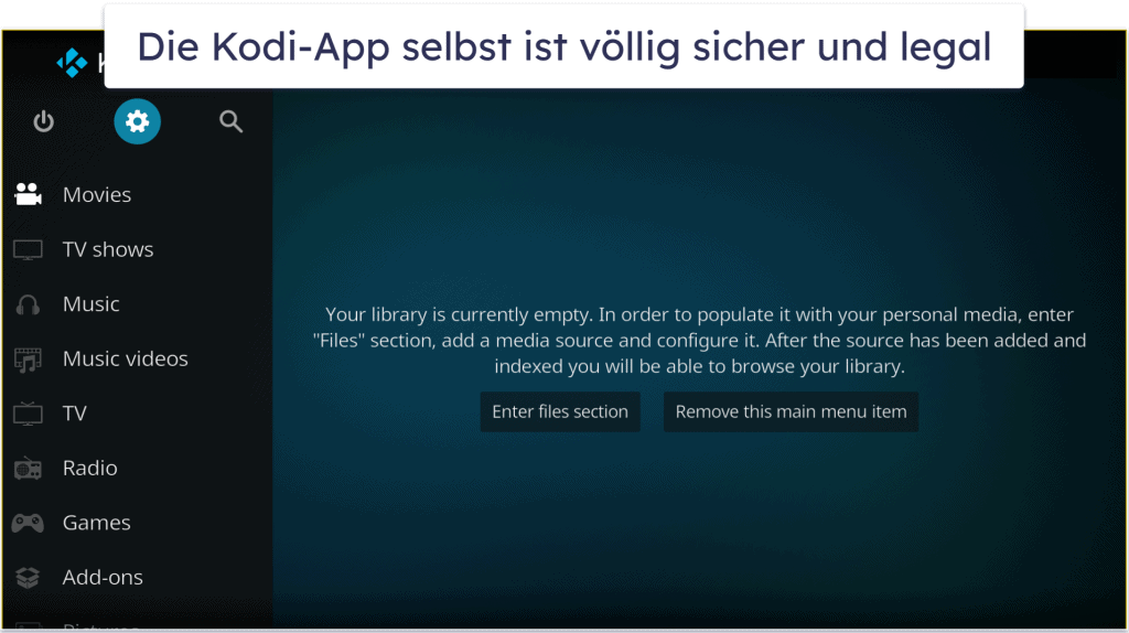 Ist es sicher, Kodi auf einem Samsung TV zu installieren?