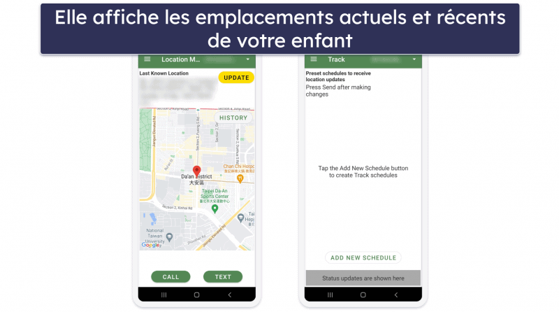 Fonctionnalités de MMGuardian — Tous les éléments de base, plus quelques extras uniques