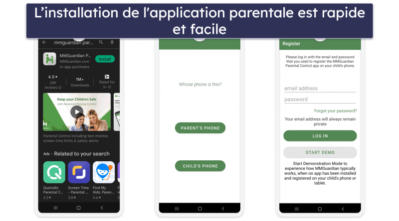 Installation et configuration de MMGuardian — Très simple pour les parents comme pour les enfants