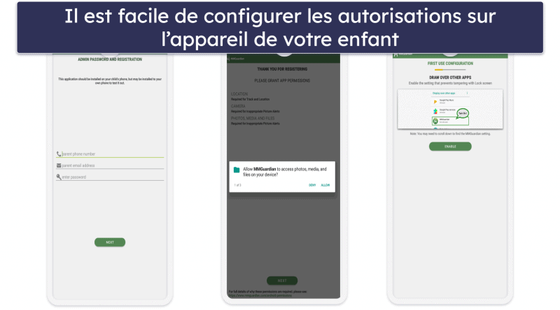 Installation et configuration de MMGuardian — Très simple pour les parents comme pour les enfants