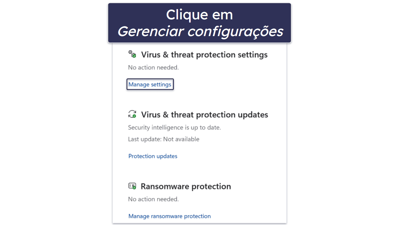 Como desativar temporariamente as proteções em tempo real do Microsoft Defender