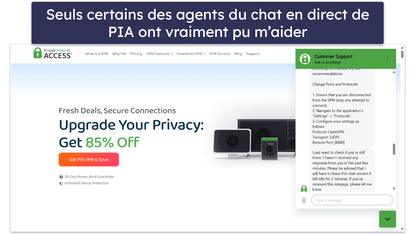 Assistance : les deux VPN ont un excellent service client