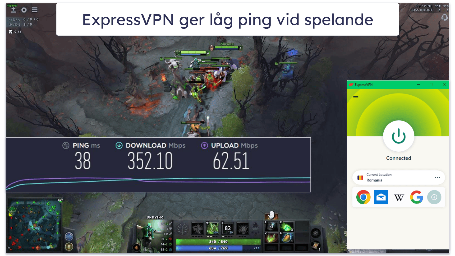 Spelande: ExpressVPN vinner denna omgång